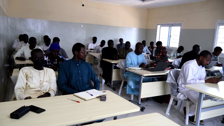 Atelier pratique pendant la formation EXAFA